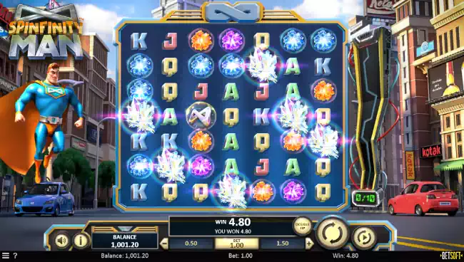 spinfinity man slot review